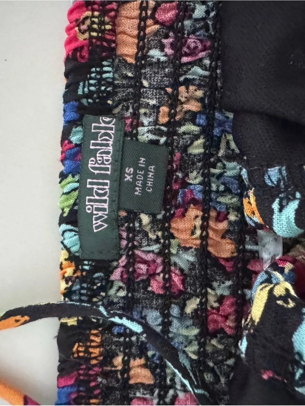 NWT Wild Fable Floral Halter Crop Top & Wrap Mini Skirt Set XS